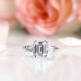 thumbnail image 1 of Blue Jewelry 14K White Gold Plated Rings - 1.6 Ct VVS1/D Pear Cut Diamond Rings - Split Shank Diamond Jewelry For Birthday Gift - Engagement Sterling Silver Rings for Her - Proposal Delicate Rings, 1 of 11