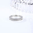 thumbnail image 1 of Blue Jewelry 14K White Gold Plated Solitaire Ring - 0.7 Ct Round Cut Diamond Ring for Women's - Classic Engagement Wedding Solitaire Ring - Causal Daily Wear Ring For Women's - Gifts for Birthday, 1 of 8