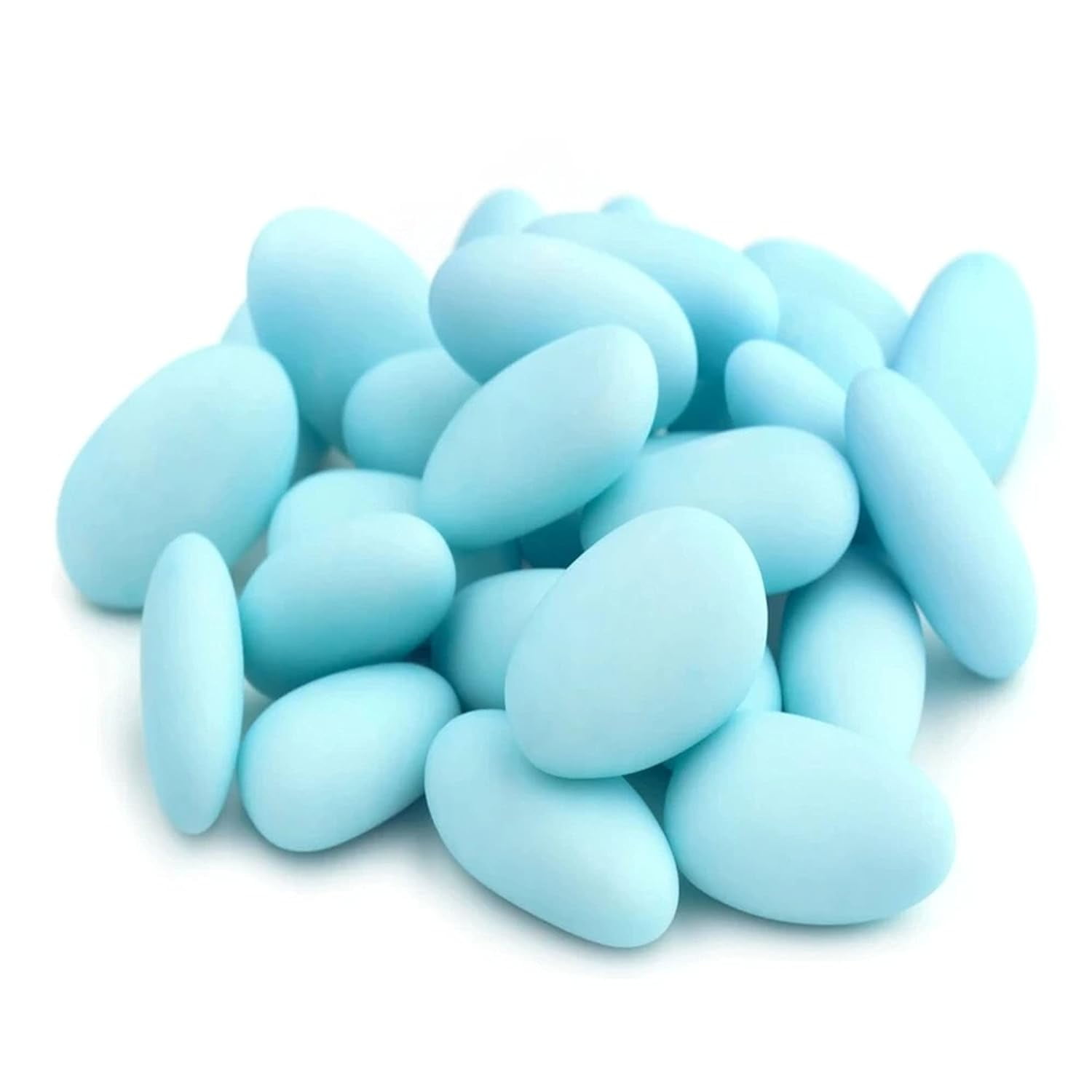 Blue Jordan Almonds Decorative 10 lb Bag of Crunchy, Colorful Coated