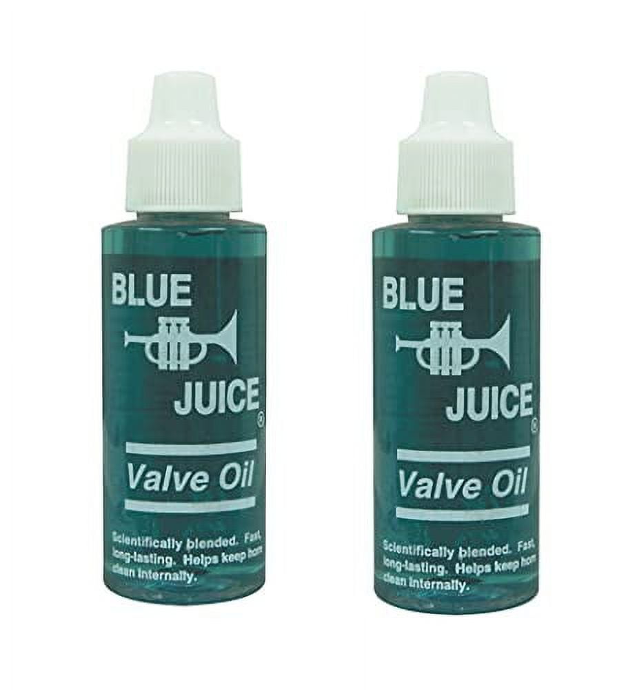 Blue Juice Trumpet Valve Oil 2 Fluid Ounces Slide Keys 2pk