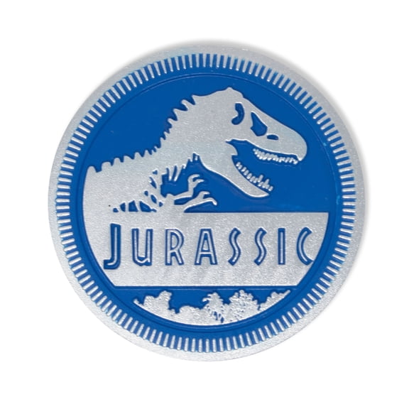 Blue Jurassic Emblem Badge for Car Truck SUV 4x4