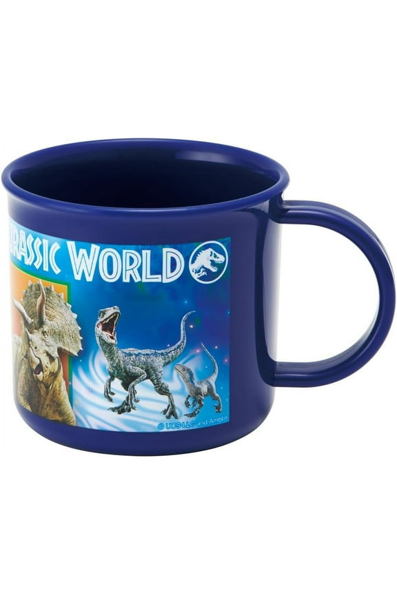 Blue Kids Cup with Jurassic World Design from Japan by Skater and Officially Licensed