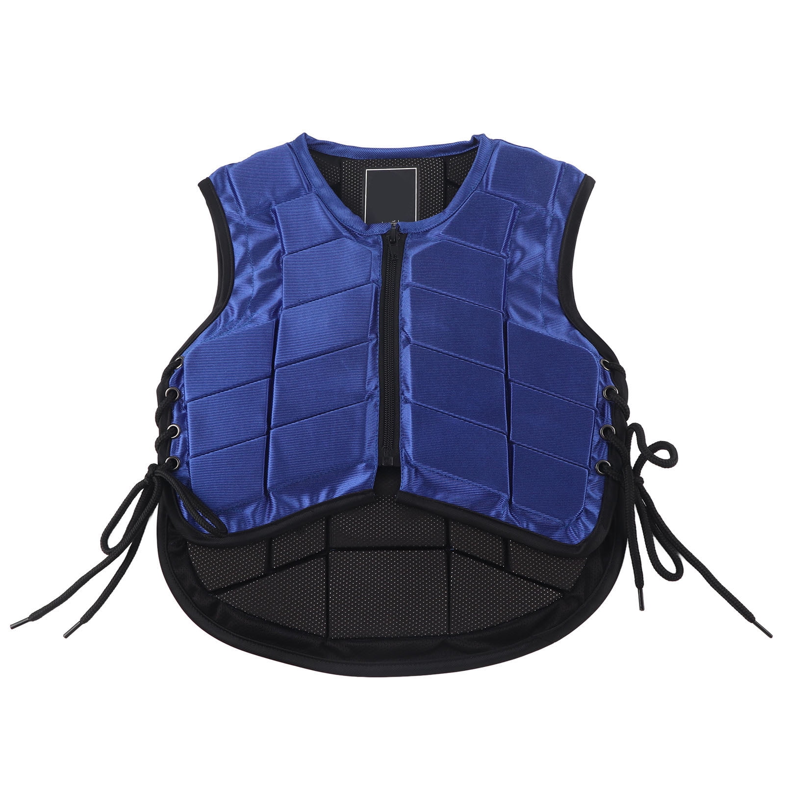 Blue Kids Equestrian Vest Foam Padded Safety Body Protector Horse Riding Gear