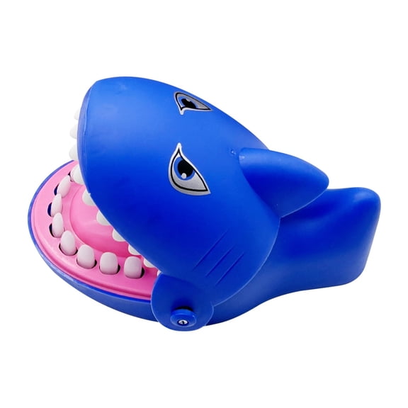 Blue Kids Shark Biting Finger Game Toy Parent Child Interactive Board Game Dentist Extraction Prank Toy Blue