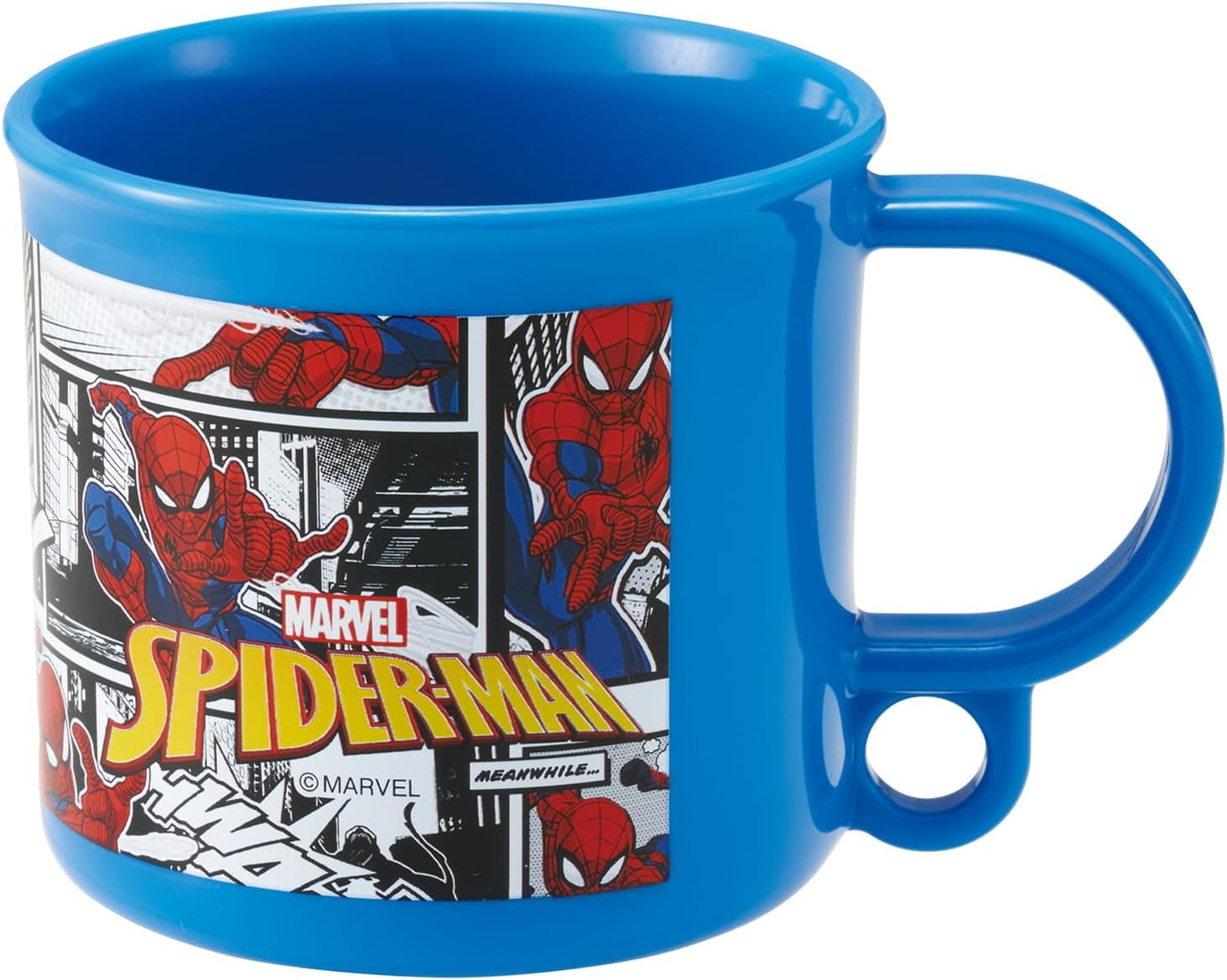 Blue Kids Spider-Man Cup from Japan by Skater and Officially Licensed