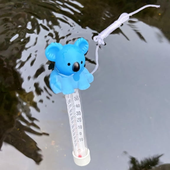 Blue Koala  Floating Swimming Pool Thermometer with Tether for Outdoor And Indoor Swimming Pools Spas Ponds Bathtubs