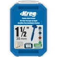 thumbnail image 1 of Blue-Kote SML-C150B-100 Pocket Hole Screw, NO 8, Coarse Threaded, 1-1/2 in L, Steel, Zinc, 1 of 6