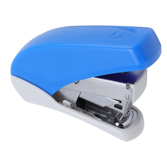 Blue Labor Saving Desk Stapler - Mini Stapler with Remover, 20 Sheets Capacity, Compatible with 24/6 and 26/6 Staples