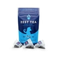 thumbnail image 1 of Blue Lady Black Energy Tea - High Caffeine Blend (3X Regular) - Healthy Coffee Substitute, Citrus and Hibiscus Flavor, 20 Sachet Package (50 Grams), 1 of 2
