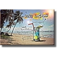 thumbnail image 1 of Blue Lagoon Drink Picture on Stretched Canvas, Wall Art Decor, Ready to Hang!, 1 of 3