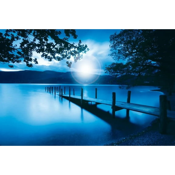 Blue Lagoon Laminated Poster Print (36.5 x 24.5)