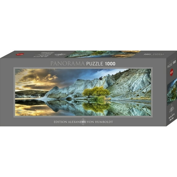 Blue Lake Panorama 1000 Piece Puzzle, Landscapes by Autruche