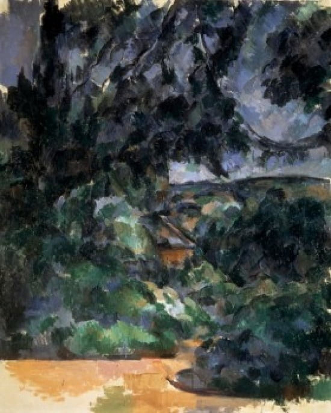 Blue Landscape ca 1903 Paul Cezanne (1839-1906 French) State Hermitage Museum St Petersburg Russia Canvas Art - Paul Cezanne (24 x 36)
