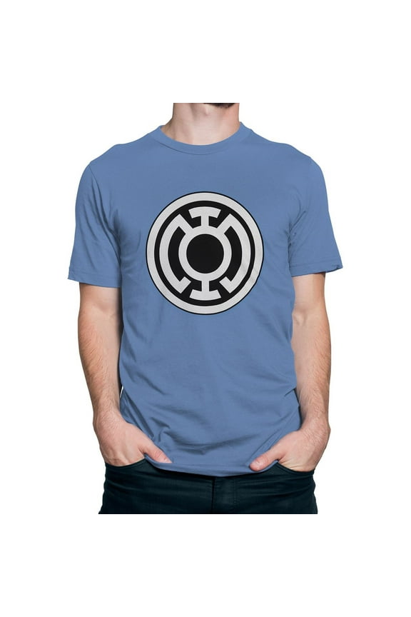 Blue Lantern Big Symbol Blue T-Shirt-XLarge