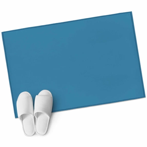 Blue Large Area Rugs for Bedroom Living Room, Soft Non Slip Carpet Bedside Rug, Modern Pure Wave Ride Rectangular Floor Cover Kitchen Accent Rug 2'x3' for Dining Room/Office