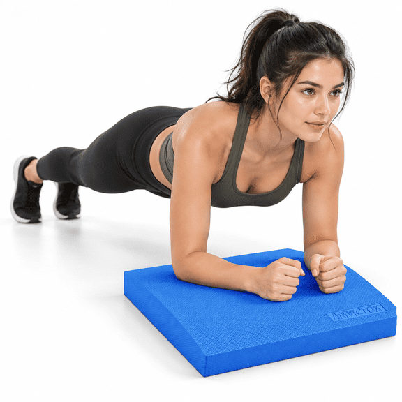 Blue Large Balance Trainer Pad for Physical Rehabilitation, Stability Workouts and Ankle Exercises
