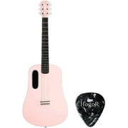 Blue Lava Touch 36" Coral Pink Smart Guitar for Right Hand L3 Preamp System Free Boost 2.0 by HogoR