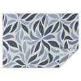 thumbnail image 1 of Blue Leaf Shaped Floral Pattern Rectangle Tablecloth 60"x84",Waterproof Polyester Rectangle Table Cloth, Wipeable Spillproof Polyester Tablecloth for Dining, Camping, Indoor and Outdoor, 1 of 5