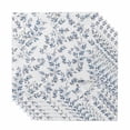 thumbnail image 1 of Blue Leaves Cloth Napkins, Summer Botanical Elegant Pastoral Washable and Reusable Dinner Napkins Set of 6, Table Napkin for Kitchen Party Birthday Wedding Hotel Housewarming 20"x20", 1 of 9
