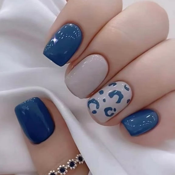 Blue Leopard Print Wear 24 Pieces Of Armor