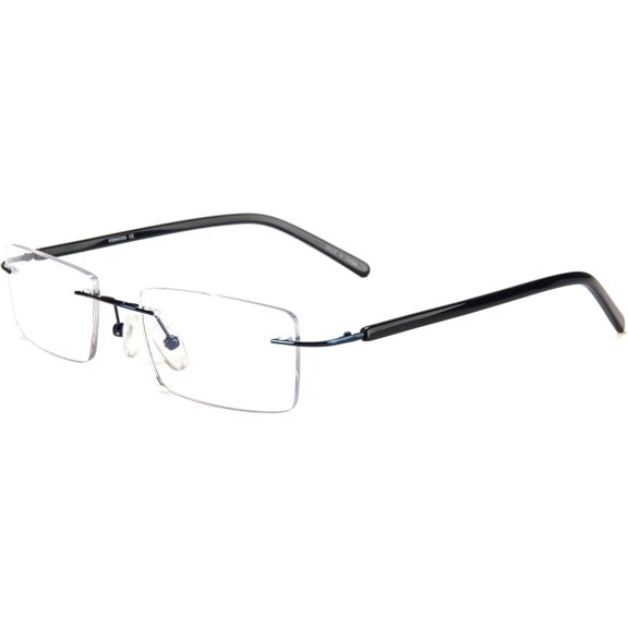 Blue Light Blocking Glasses Anti Blue Ray Unisex Lightweight Rimless Frameless Rectangle Computer Gaming Glasses