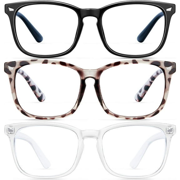 Blue Light Blocking Glasses, Computer Reading/Gaming/TV/Phones Glasses for Women Men,Anti Eyestrain & UV Glare,,F158762