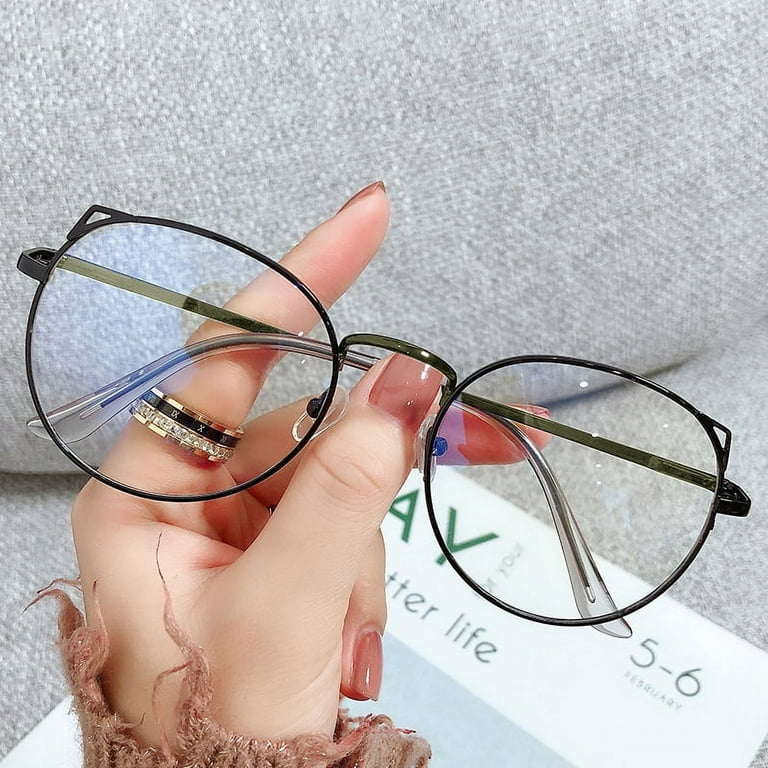 Blue Light Blocking Glasses Cute Anti Eye Strain Fashion Frame Glasses For  Reading Play Computer 