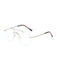 thumbnail image 1 of Blue Light Blocking Glasses Frame Rimless Frameless Glasses Oversized Frame Eyeglasses, 1 of 2