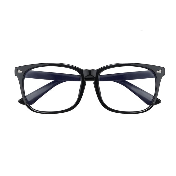 Blue Light Blocking Glasses for Screen Time, Anti Eye Strain Computer Glasses with UV Protection, Lightweight Non-Prescription Eyewear for Men and Women