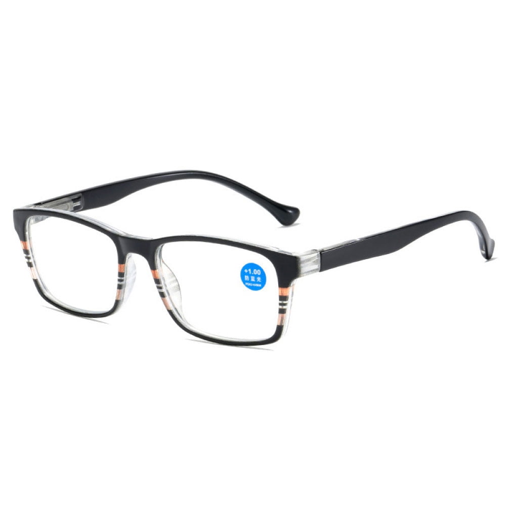 FELRES Square Blue Light Blocking Reading Glasses For Men – Sport Style, Presbyopic, Transparent Lens – 3093