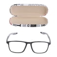 thumbnail image 1 of Blue Light Blocking Reading Glasses Anti Slip Multi Focus Presbyopic Glasses Black Frame Grey Leg +2.00 Strength, 1 Pair, 1 of 9