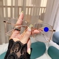 thumbnail image 1 of Blue Light Blocking Reading Glasses for Women Men Under $10, Fashion Retro Square Frames with HD Lenses - Anti Glare Computer Glasses, Lightweight PC & Metal Frame, Magnification2.0 Clear, 1 of 5