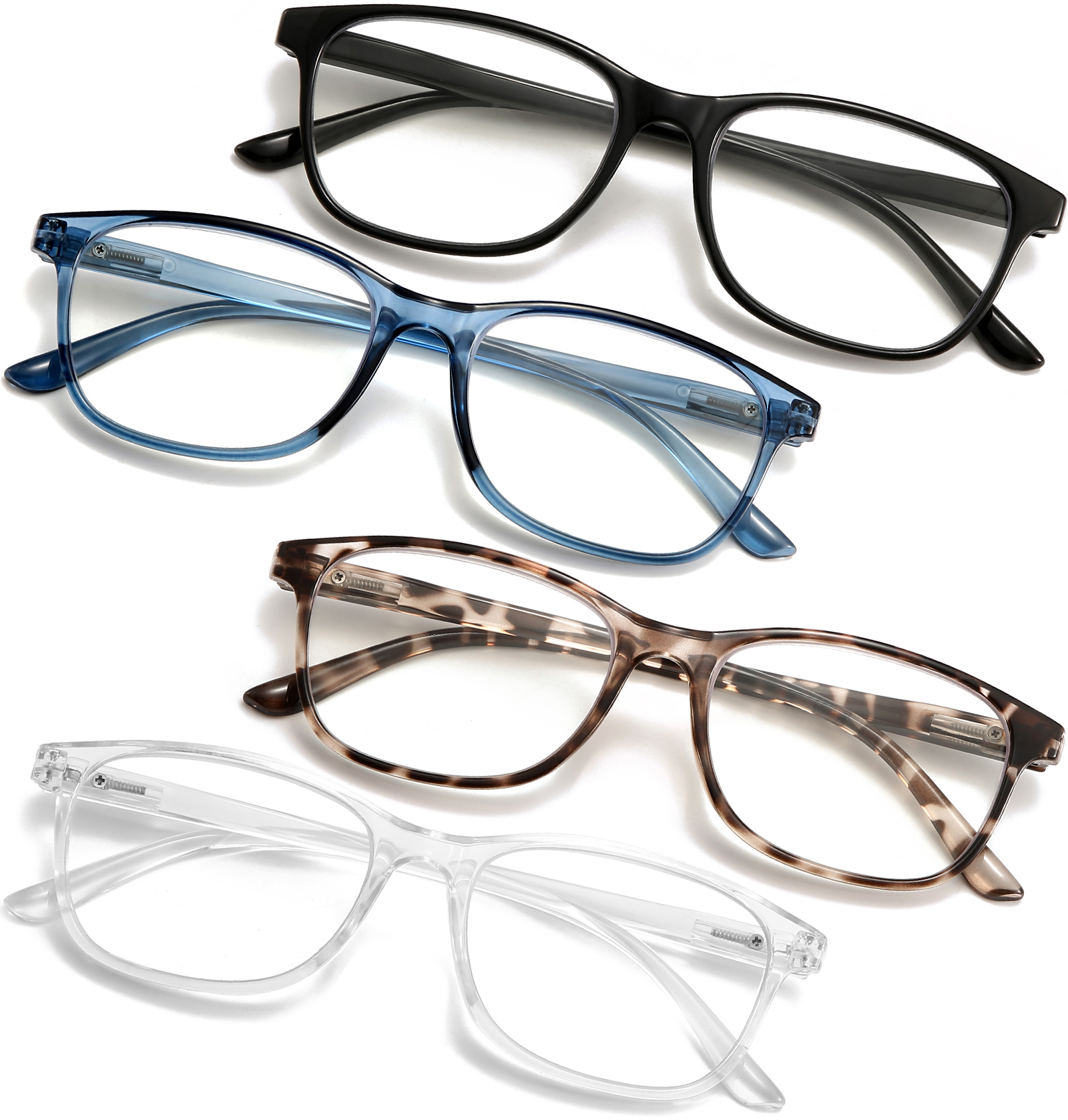 Blue Light Blocking Reading Glasses for Women men, 1.0 Womens