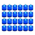 Blue Light Candles Blue Candles 24 Packs Flameless Blue Tea Lights