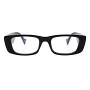 Blue Light Filtering Lens Clear Glasses Womens Rectangle Frame UV400 Black