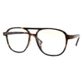 thumbnail image 1 of Blue Light Filtering Lens Glasses Unisex 70's Style Square Flat Top Tortoise, 1 of 4