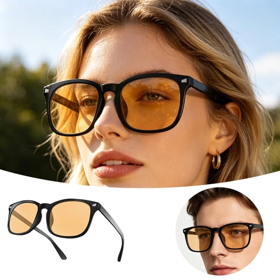 Blue Light Glasses Advanced Blue Light Blocking Computer Glasses Screen Fatigue UV Protection Night Driving Glasses for Men Women Gaming TV Reading Phones