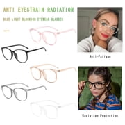 Blue Light Glasses for Men/Women qinhaie Lightweight Gaming Computer Eyeglasses, Anti-Fatigue Anti-Eyestrain UV & Screen Eye Protection, Fashion Reading Glasses for Daily Use