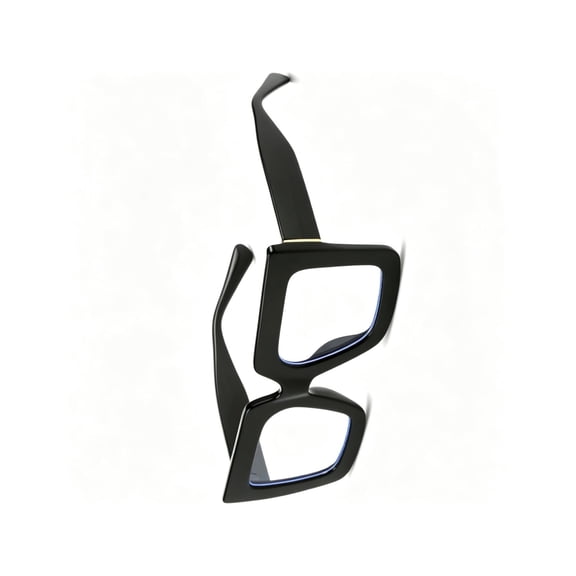 Blue Light Glasses Oversized Square Lens Reading Protective Eyewear Cycling Daily Glass Stylish Frame Accessory Eye Care Decoration Gear ,A - 14.8Cm