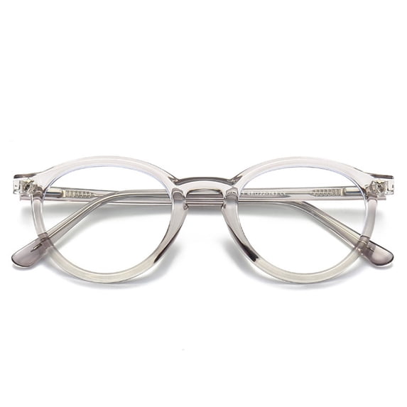 Blue Light Glasses for Women Men, Advanced 99% Blue Light Blocking Computer Glasses - Anti Eyestrain & UV Glare Protection, Vintage Thick Round Rim Frame Eyeglasses
