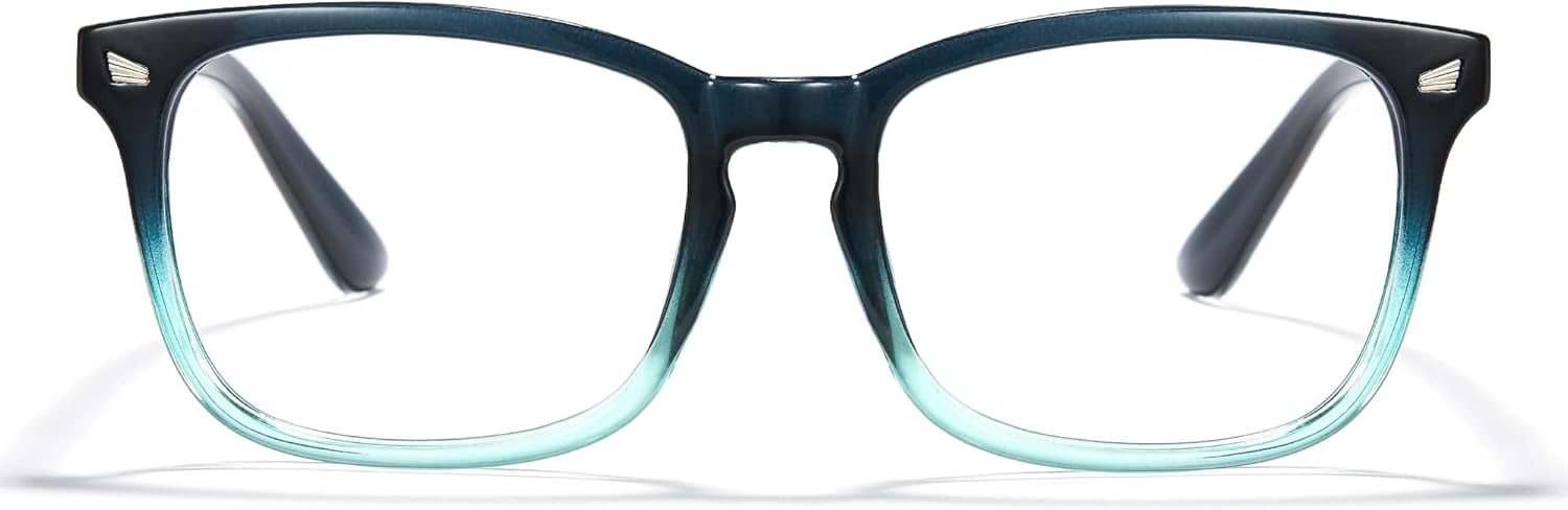 Blue Light Glasses for Men Women Reduce Eye Strain UV Blocking for Computer Screen 8082 ...