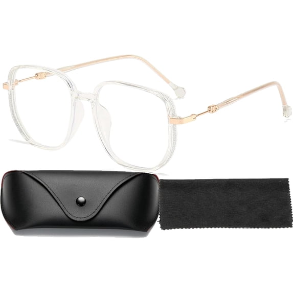 Blue Light Glasses for Woman, Computer Reading/Gaming/Phones Glasses, Anti Glare/UV400/Eye Strain