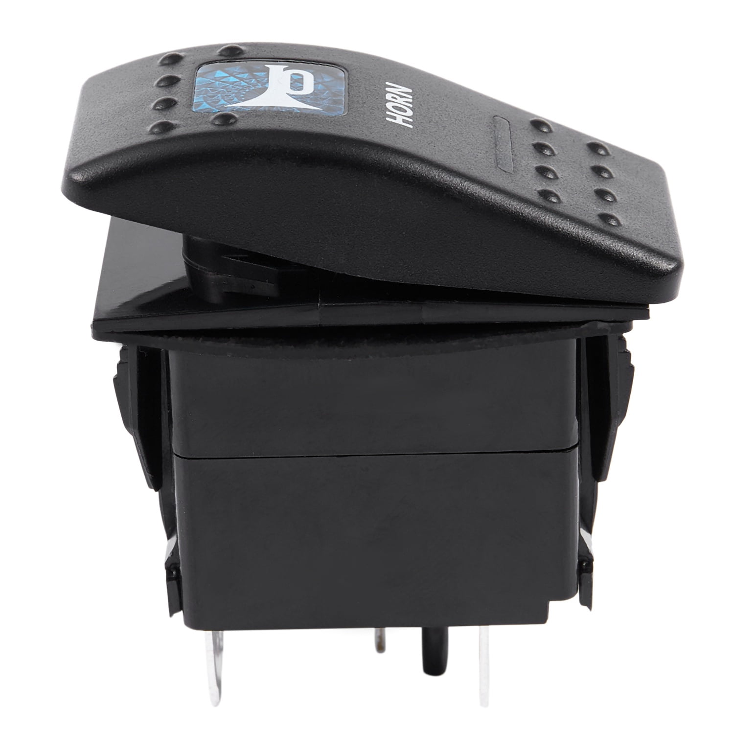 Interrupteur à Bascule 7 Broches LED Bleue 12V 20A - Pour Phares LED, Feux Auxiliaires, Voiture, Camping-car, Bateau - 8