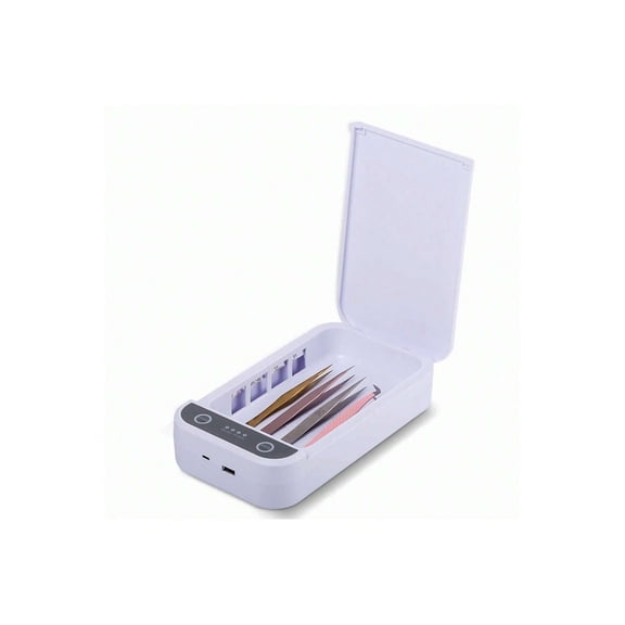 Blue Light Nail Tool Sterilizer Portable USB Sterilizing Box For Manicure Salon Tweezers Scissors Tattoo Tools Jewelry Multi-function