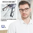 Blue Light Reading Glasses Women Computer Round Readers For Petite Face