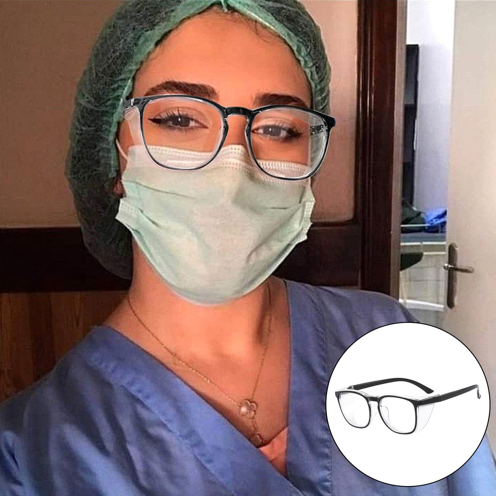 Blue Light Secure Glasses For Men And Women Wind And Fog Impervious