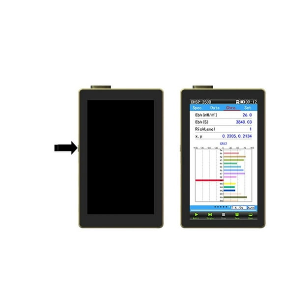 Blue Light Spectrometer 465nm Handheld Tester for Equipment,USB Rechargeable Portable Device ,Versatile Applications