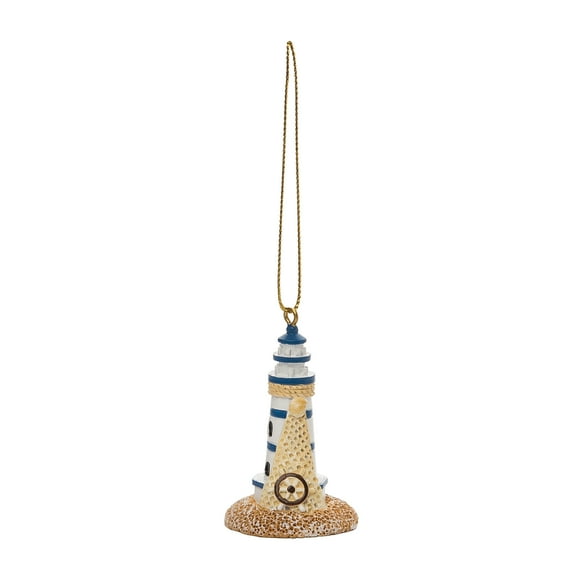 Blue Lighthouse Ornament