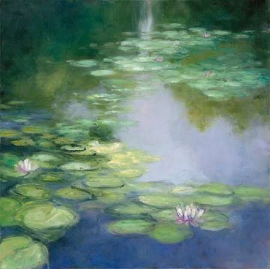 Blue Lily I Canvas Art - Julia Purinton (24 x 24)