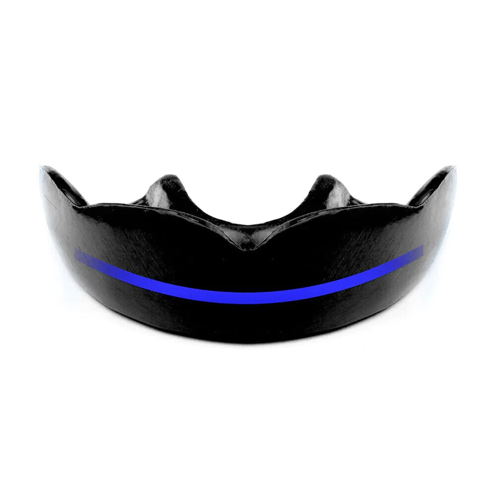 Blue Line Mouthguard with Storage Case by Warrior Mouthguards (Youth